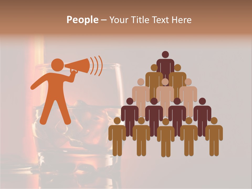 Scotch Whisky Glas PowerPoint Template