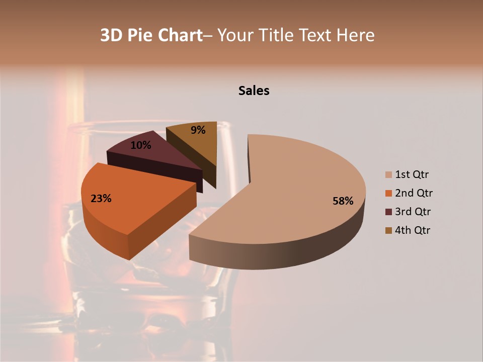Scotch Whisky Glas PowerPoint Template