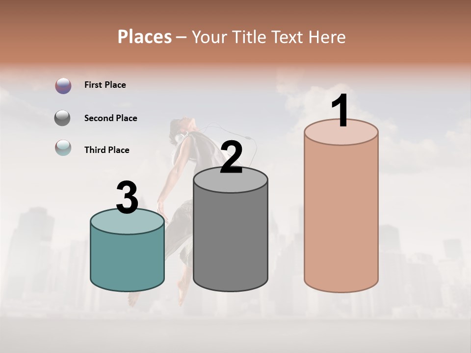 York Dancer Street PowerPoint Template