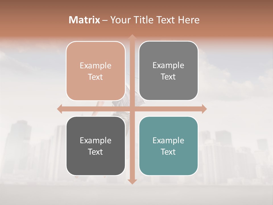 York Dancer Street PowerPoint Template