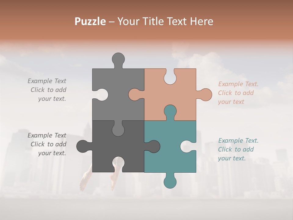 York Dancer Street PowerPoint Template