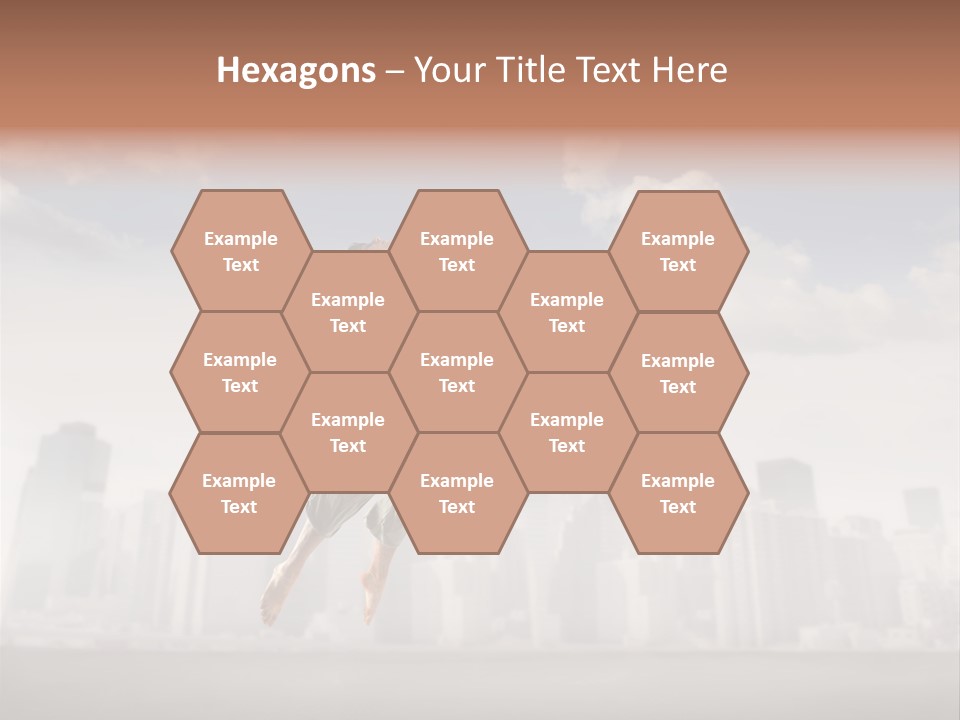 York Dancer Street PowerPoint Template