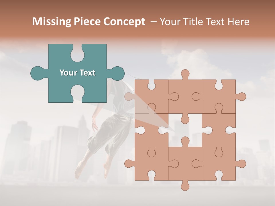 York Dancer Street PowerPoint Template