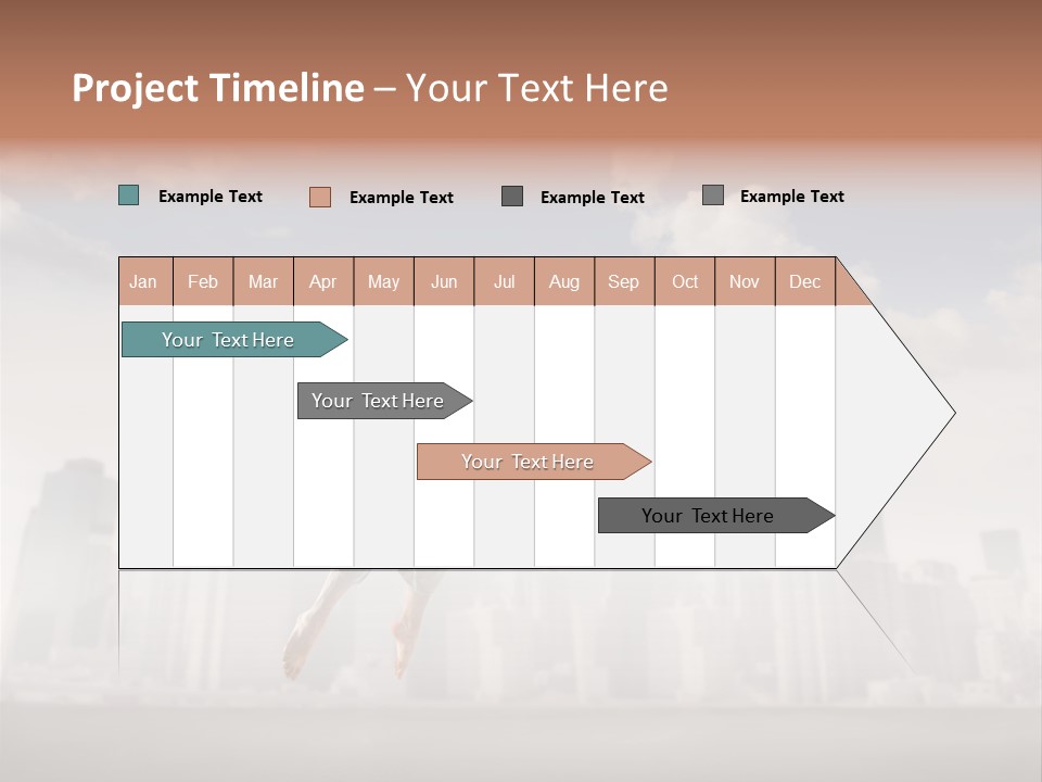 York Dancer Street PowerPoint Template