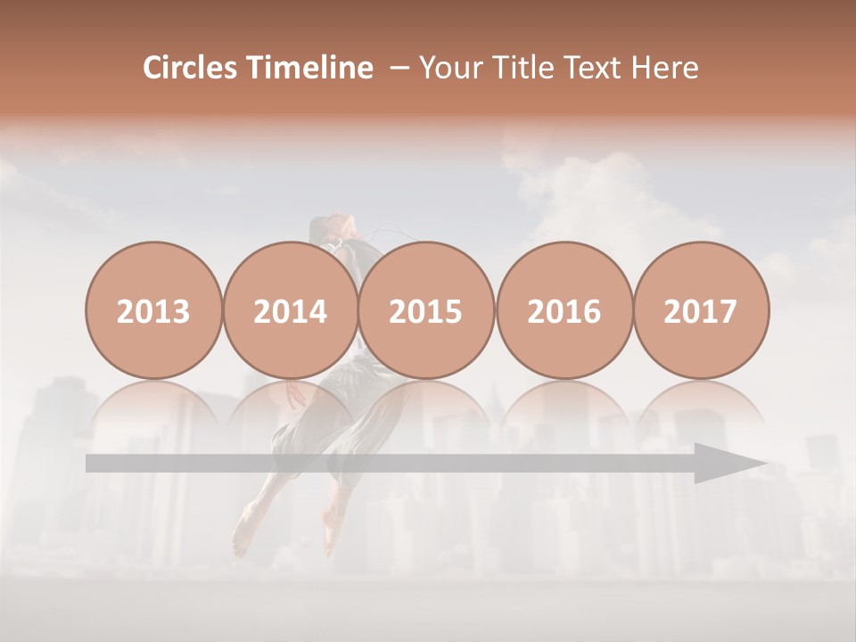 York Dancer Street PowerPoint Template