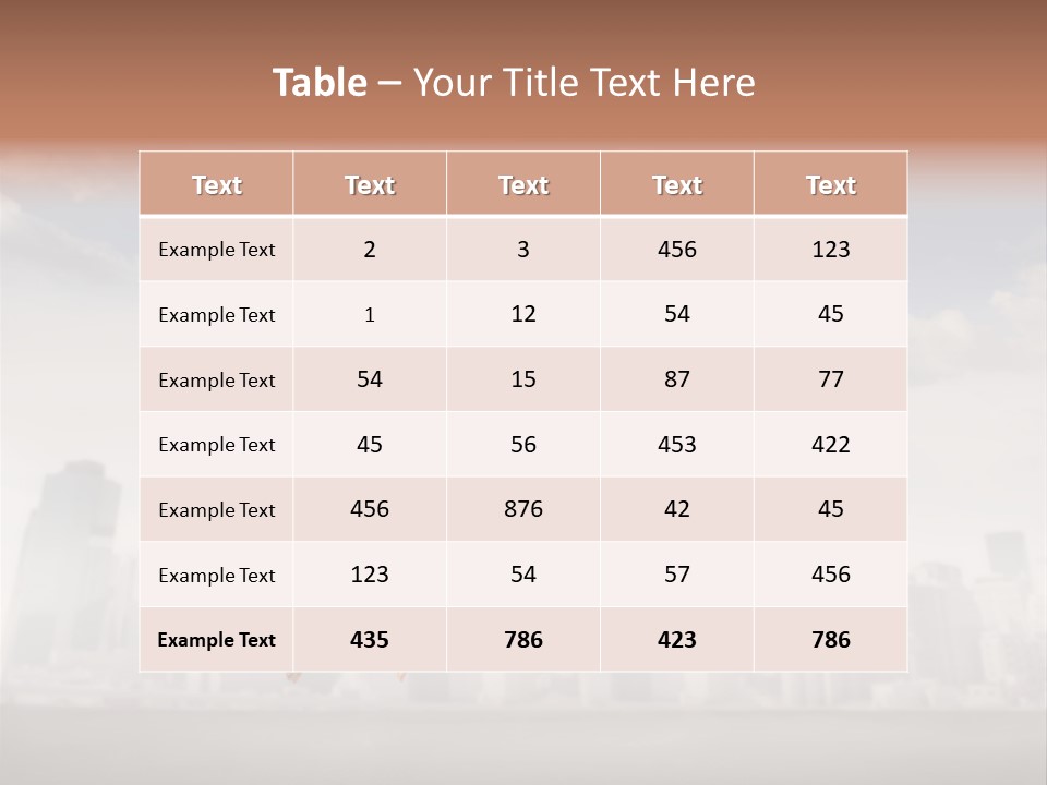 York Dancer Street PowerPoint Template