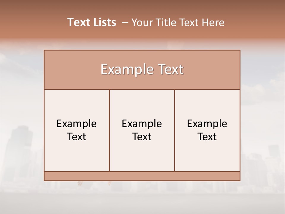York Dancer Street PowerPoint Template