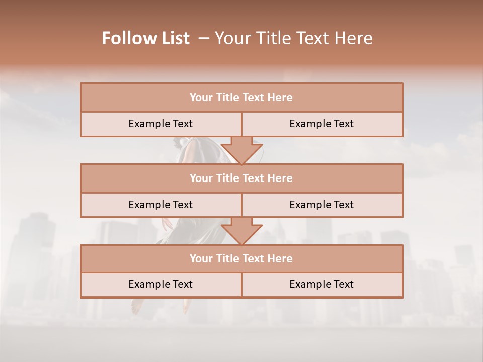 York Dancer Street PowerPoint Template