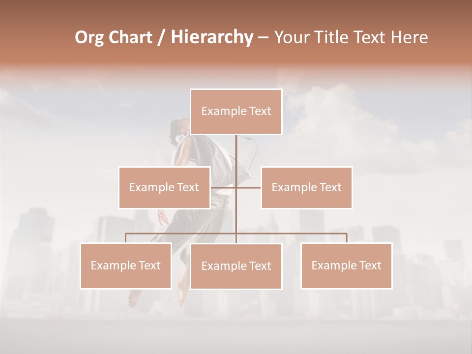 York Dancer Street PowerPoint Template