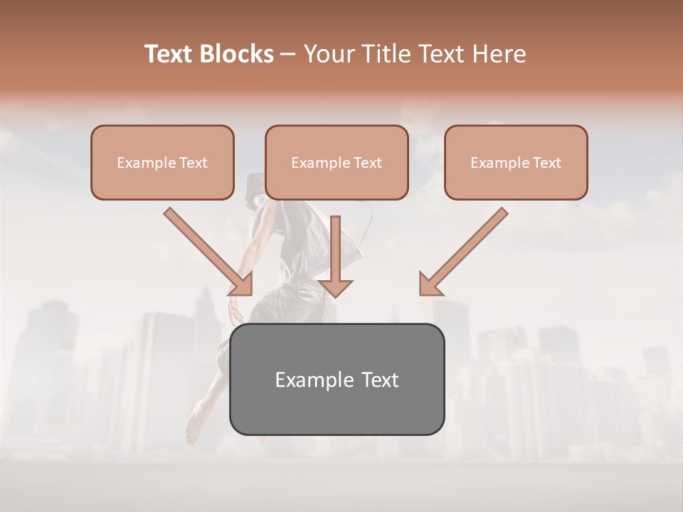 York Dancer Street PowerPoint Template