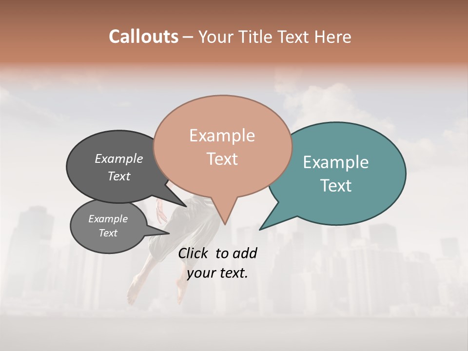 York Dancer Street PowerPoint Template