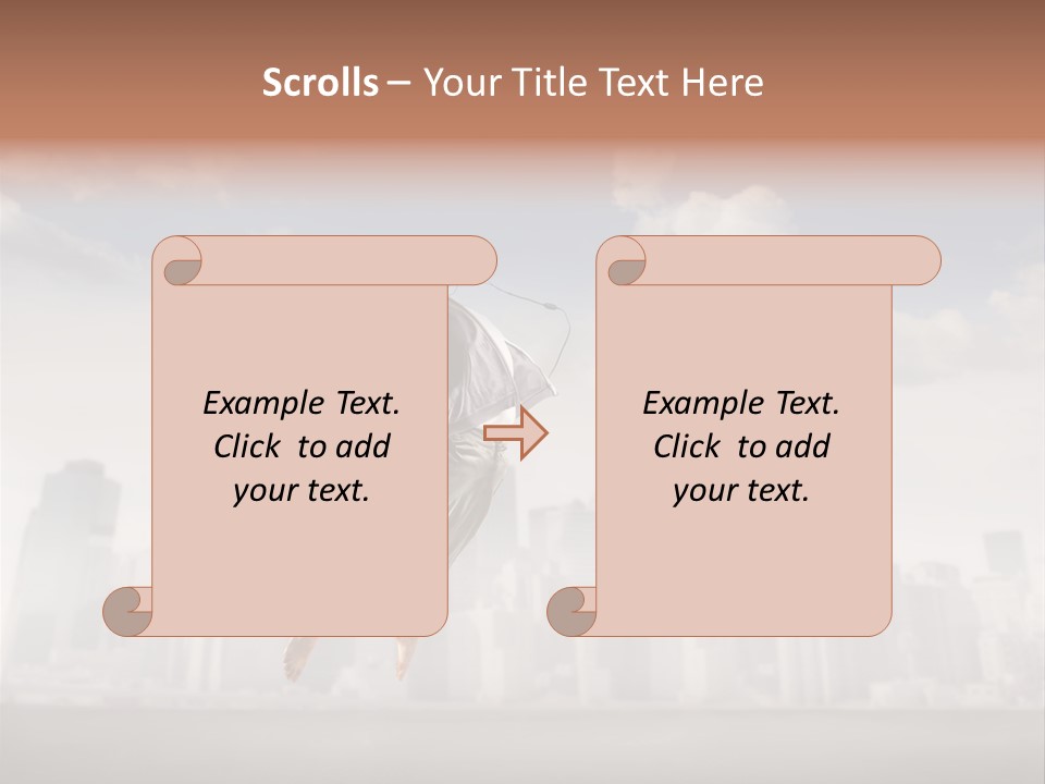 York Dancer Street PowerPoint Template