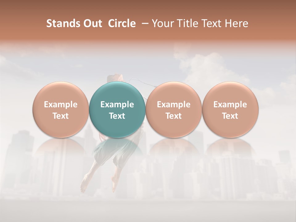 York Dancer Street PowerPoint Template