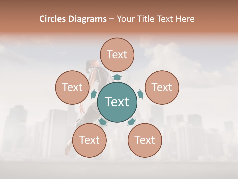 York Dancer Street PowerPoint Template