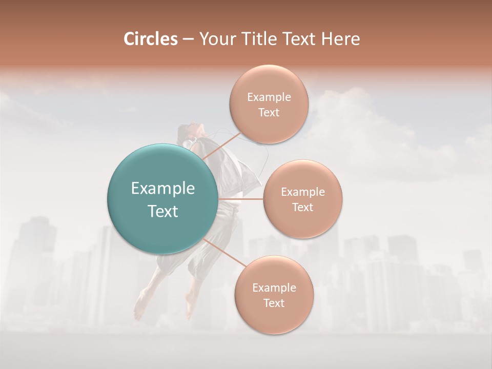 York Dancer Street PowerPoint Template