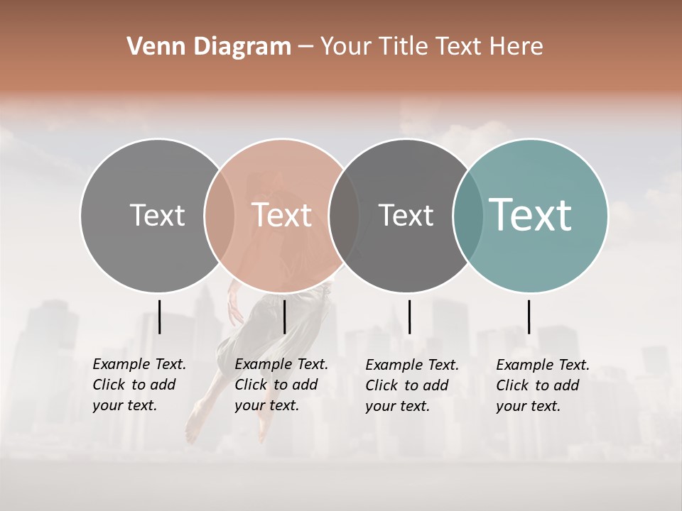 York Dancer Street PowerPoint Template