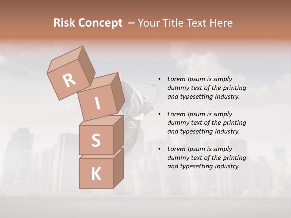 York Dancer Street PowerPoint Template