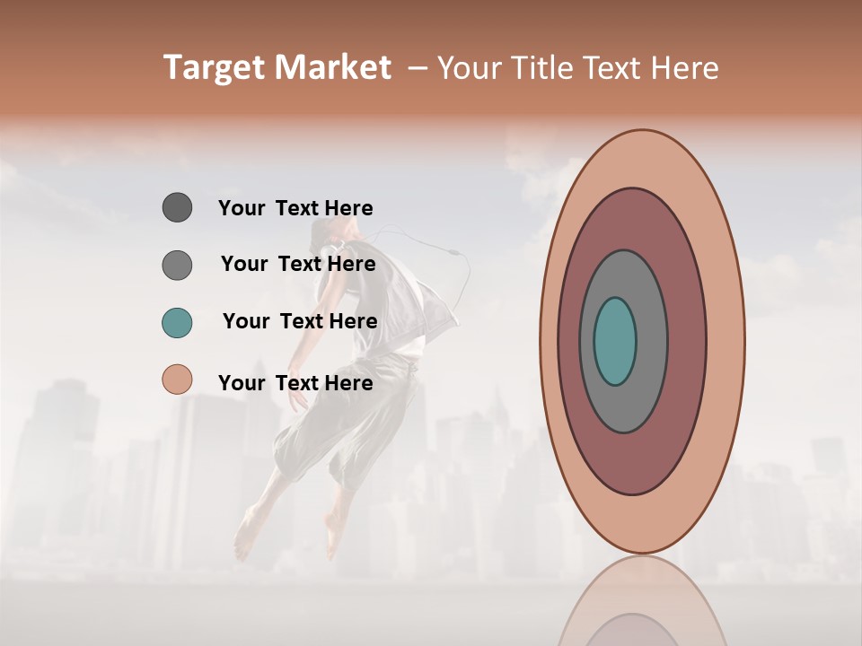 York Dancer Street PowerPoint Template