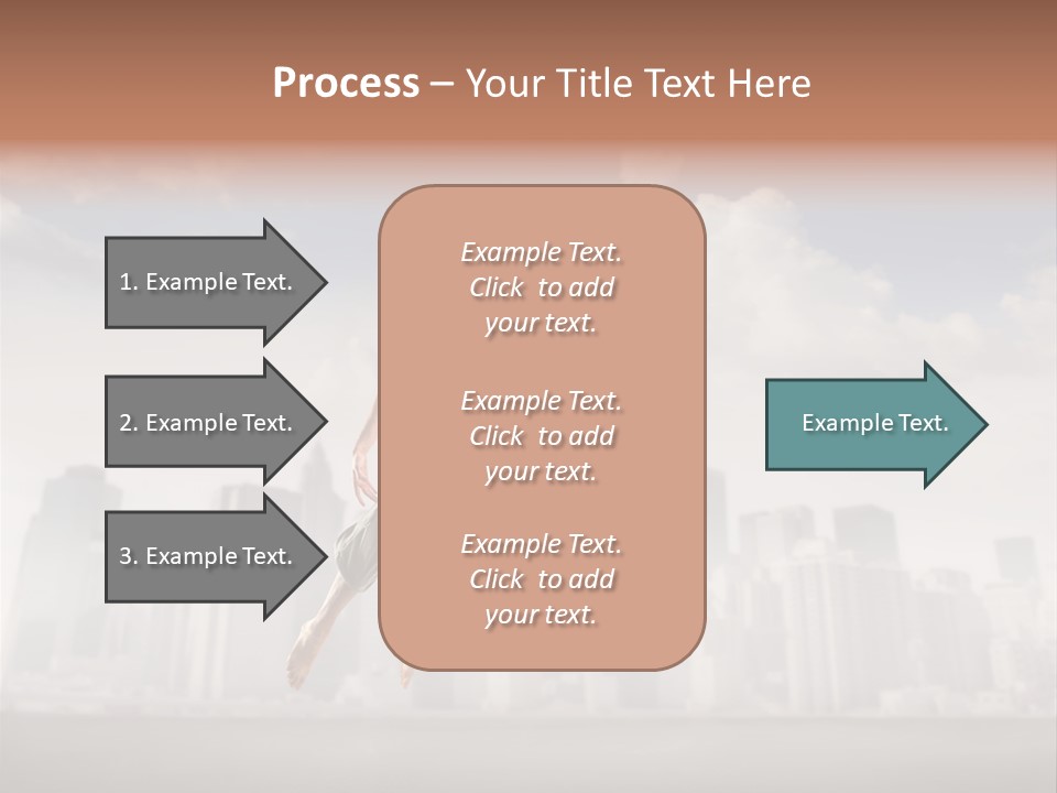 York Dancer Street PowerPoint Template