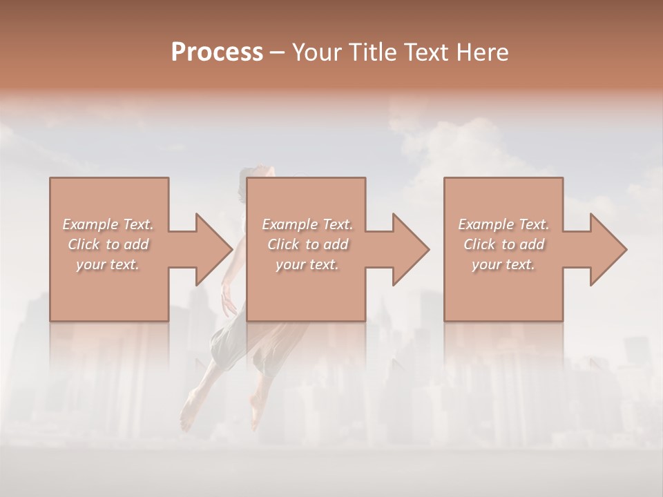 York Dancer Street PowerPoint Template