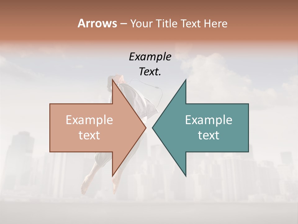 York Dancer Street PowerPoint Template