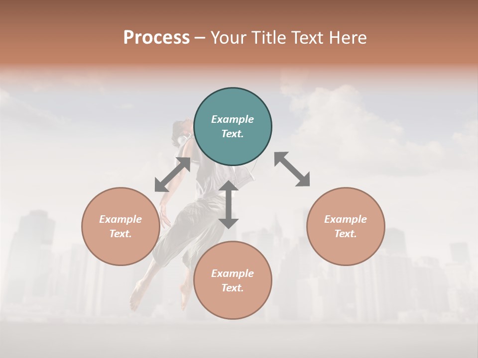 York Dancer Street PowerPoint Template