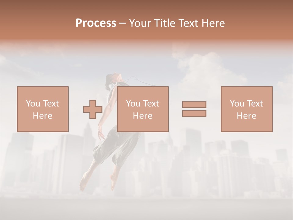 York Dancer Street PowerPoint Template