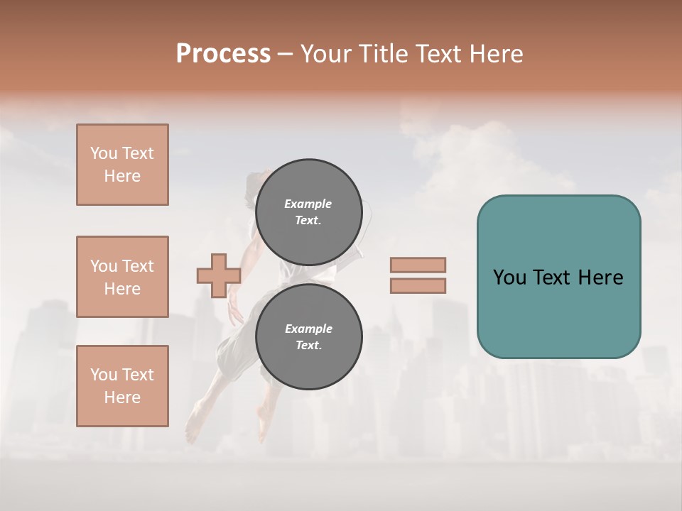York Dancer Street PowerPoint Template