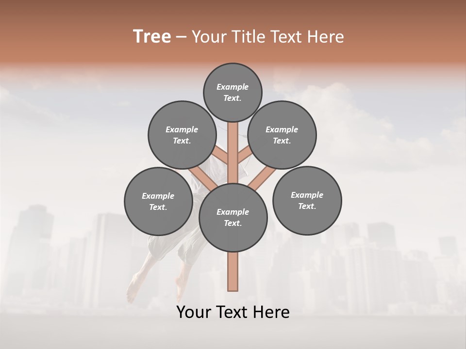 York Dancer Street PowerPoint Template