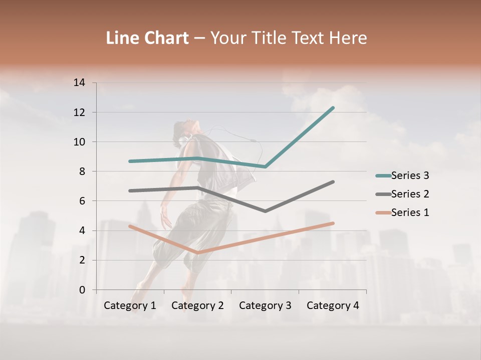 York Dancer Street PowerPoint Template