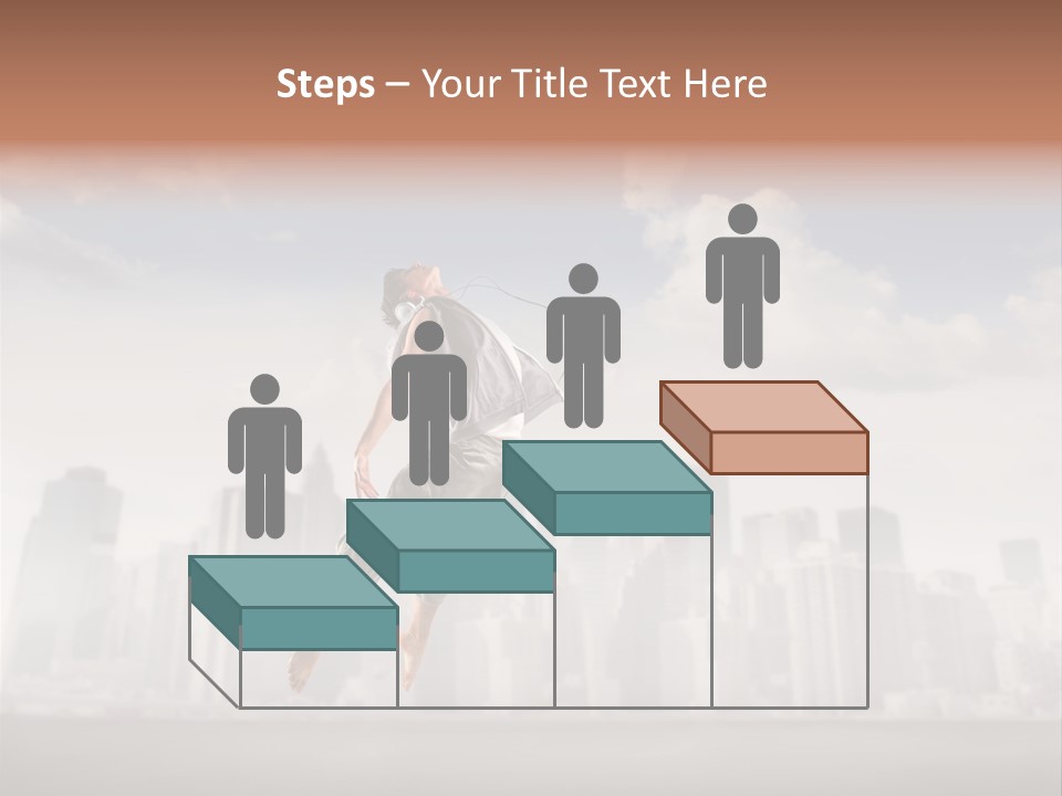 York Dancer Street PowerPoint Template