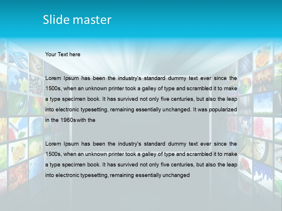 Web Movie Computer PowerPoint Template
