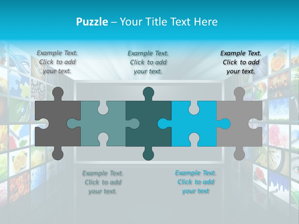 Web Movie Computer PowerPoint Template