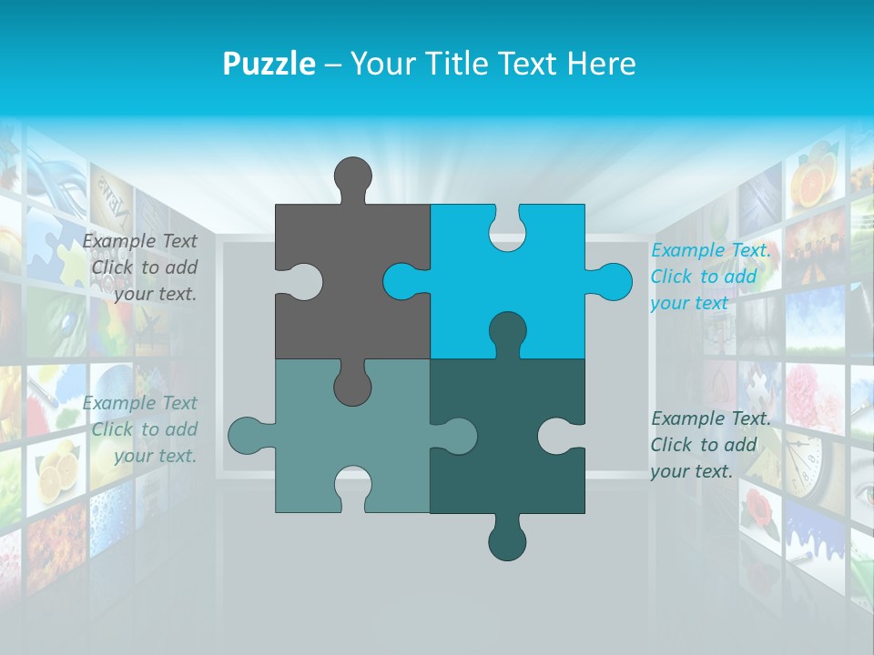 Web Movie Computer PowerPoint Template