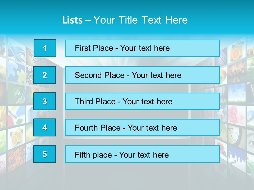 Web Movie Computer PowerPoint Template