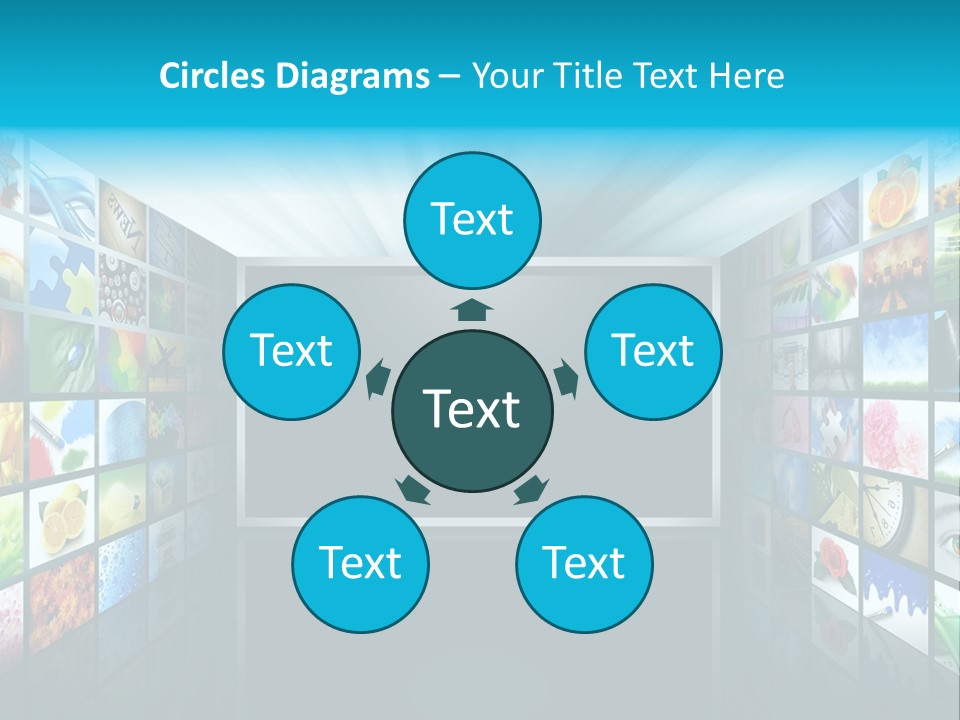 Web Movie Computer PowerPoint Template