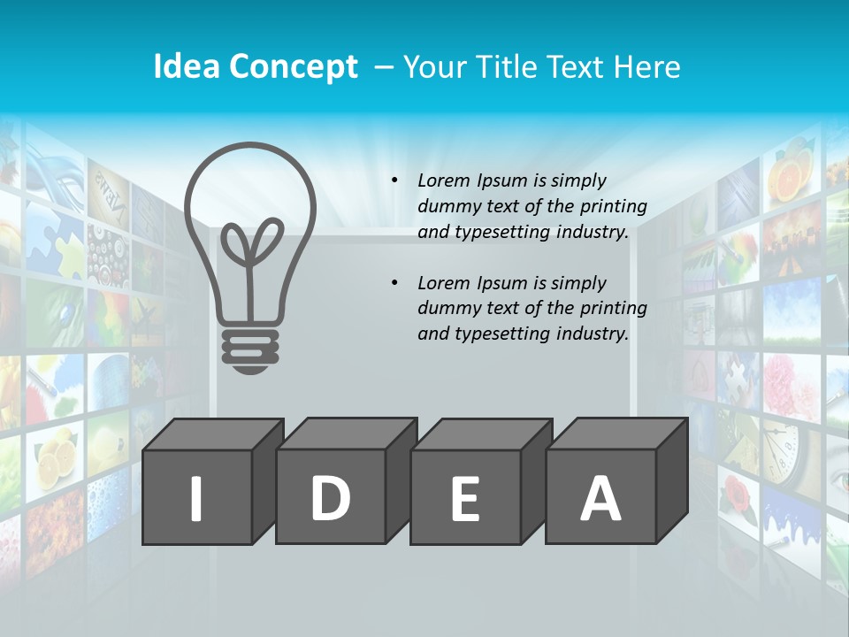 Web Movie Computer PowerPoint Template