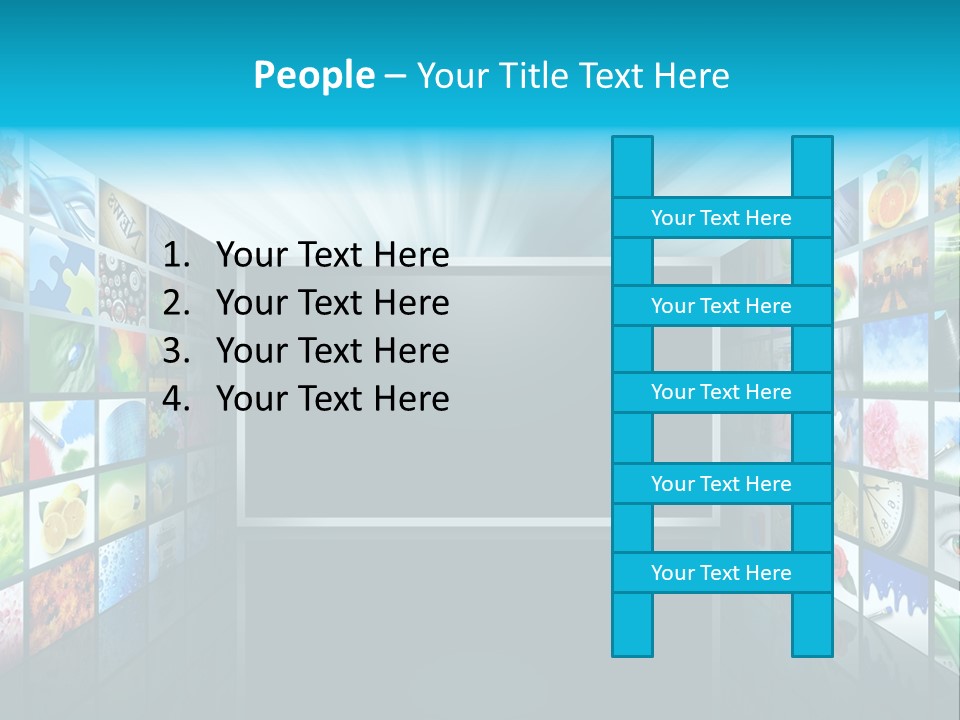 Web Movie Computer PowerPoint Template