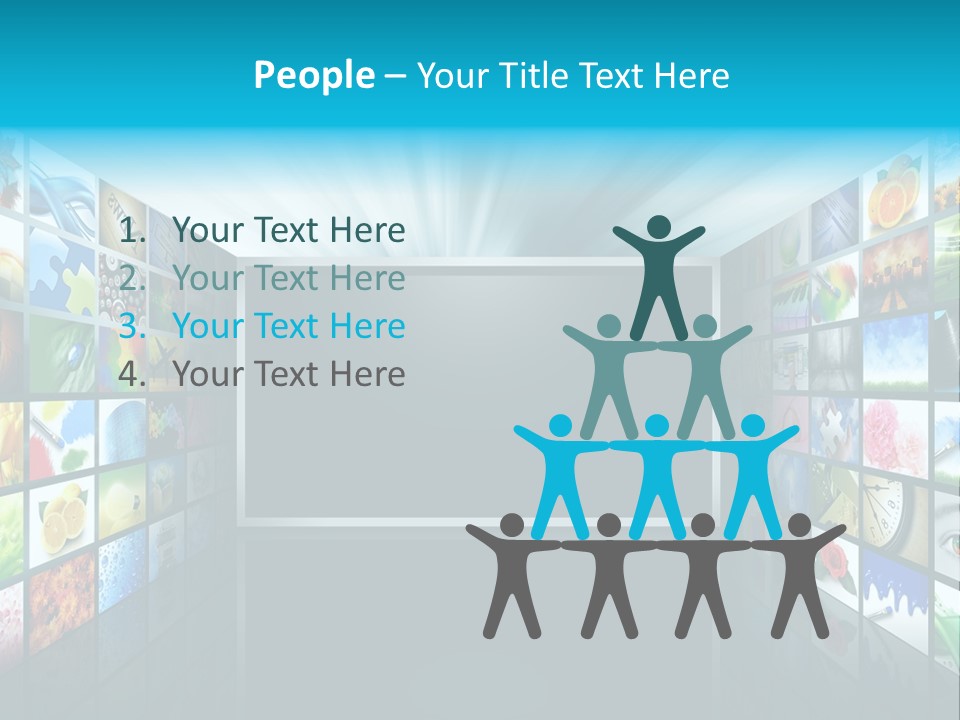 Web Movie Computer PowerPoint Template