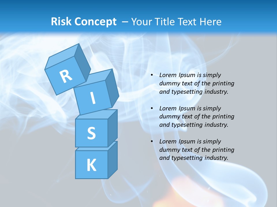 Danger Light Concept PowerPoint Template