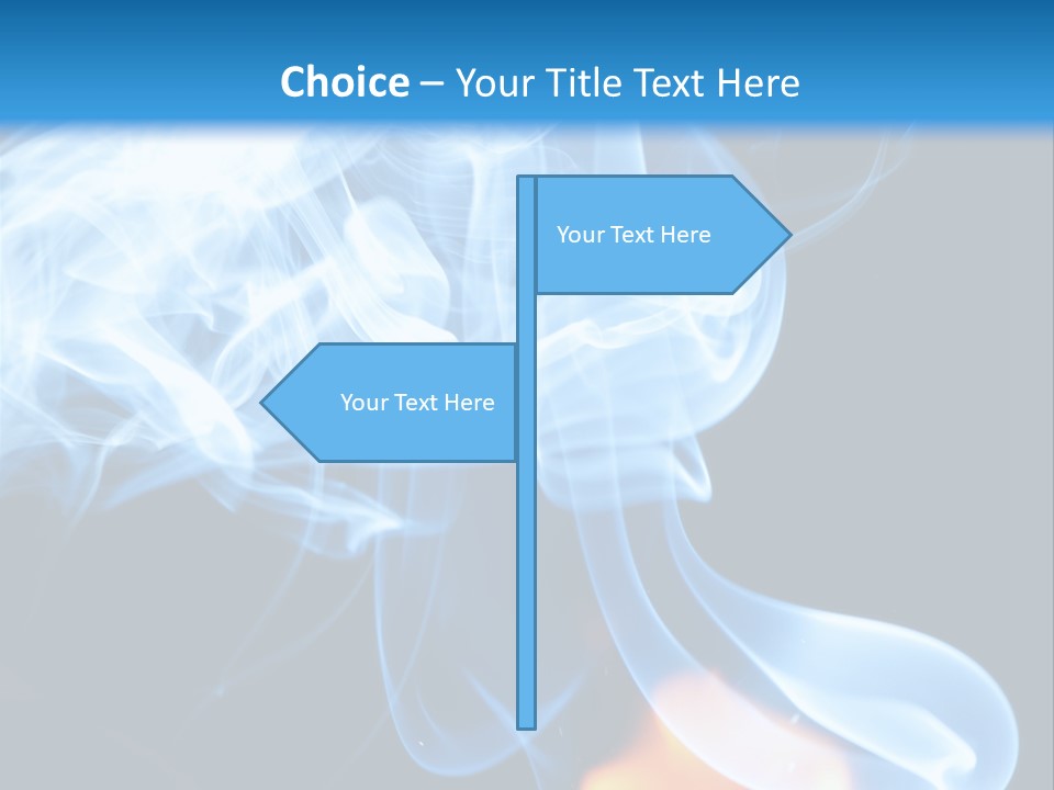 Danger Light Concept PowerPoint Template