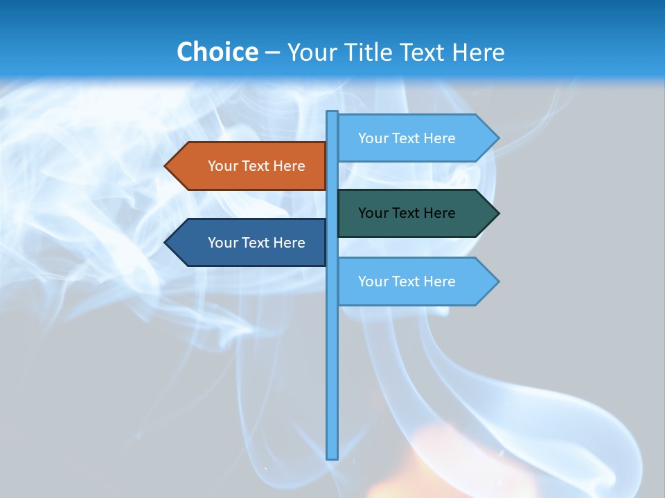 Danger Light Concept PowerPoint Template