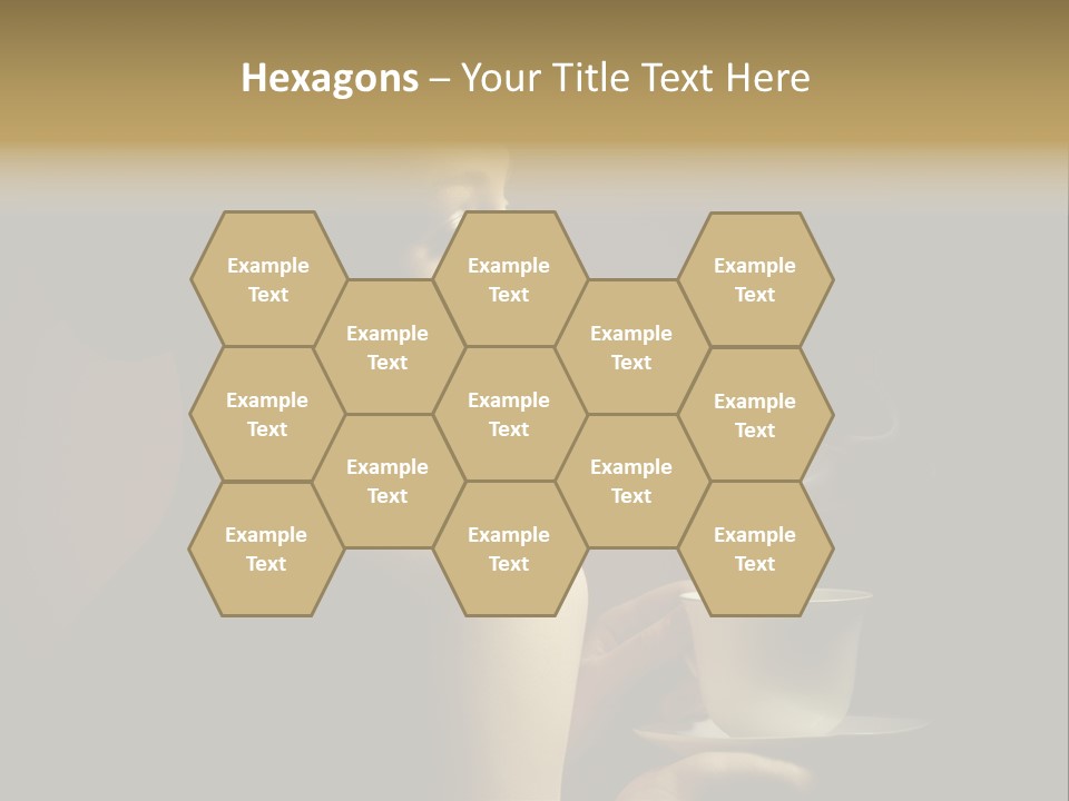 Enjoyment Mug Sensuality PowerPoint Template