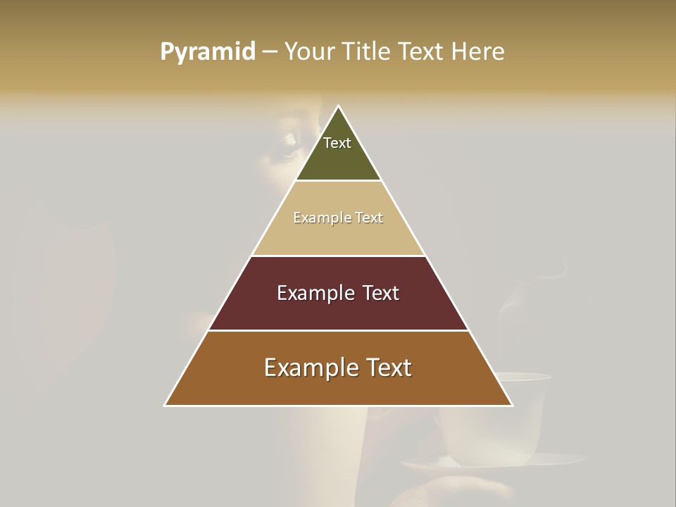 Enjoyment Mug Sensuality PowerPoint Template