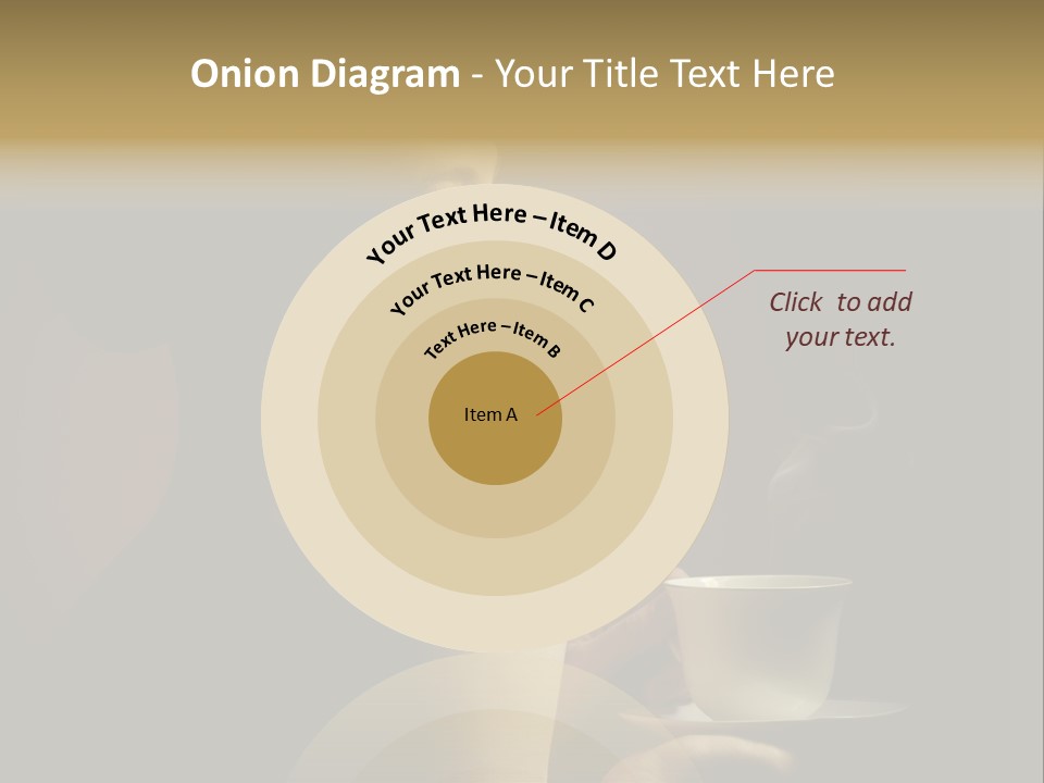 Enjoyment Mug Sensuality PowerPoint Template