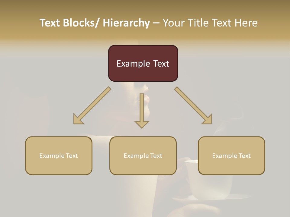 Enjoyment Mug Sensuality PowerPoint Template
