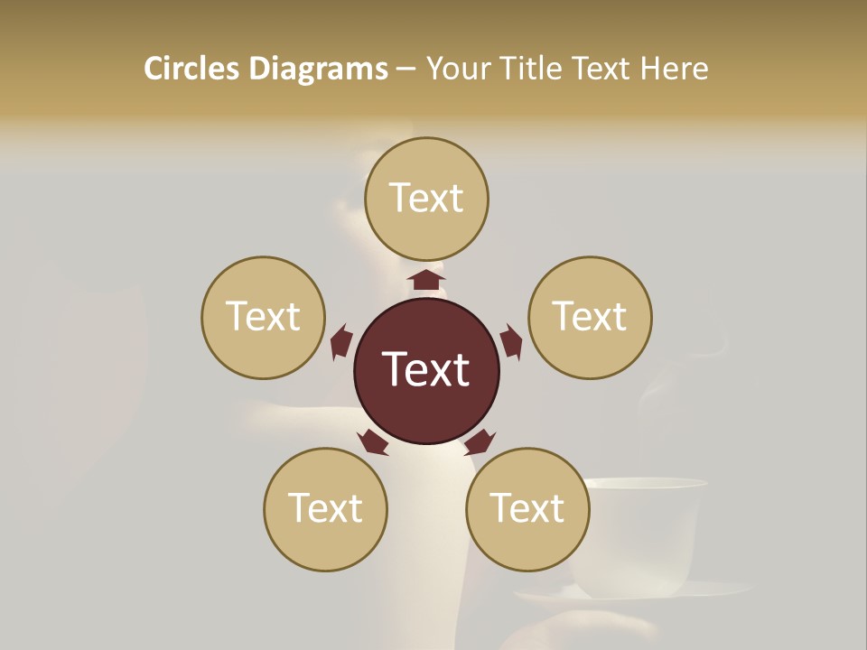 Enjoyment Mug Sensuality PowerPoint Template