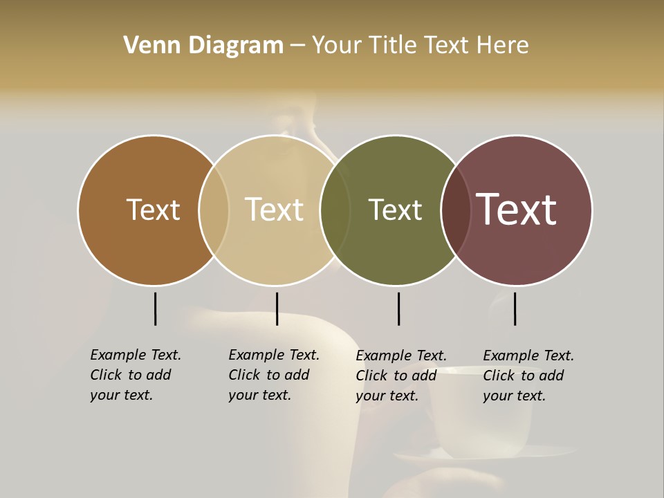 Enjoyment Mug Sensuality PowerPoint Template
