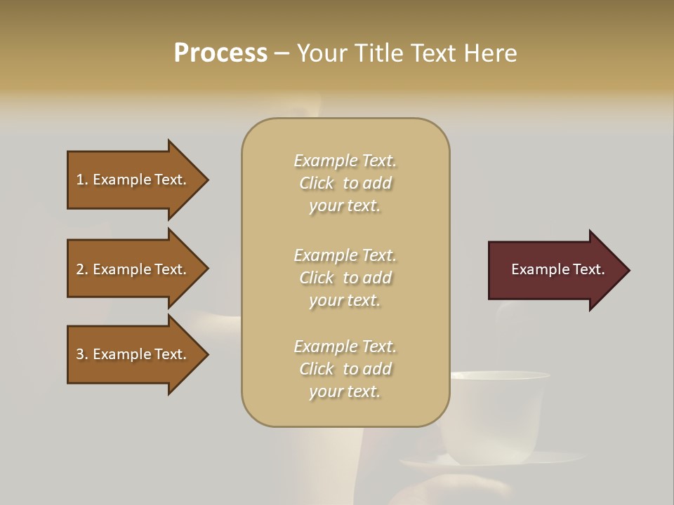 Enjoyment Mug Sensuality PowerPoint Template