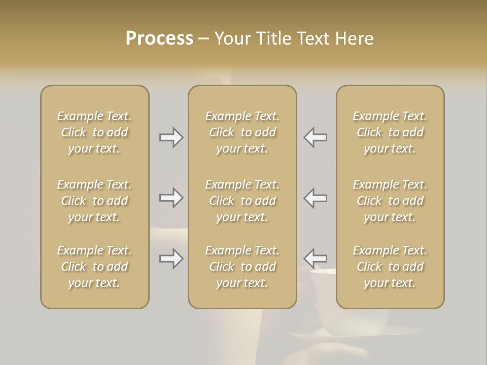 Enjoyment Mug Sensuality PowerPoint Template